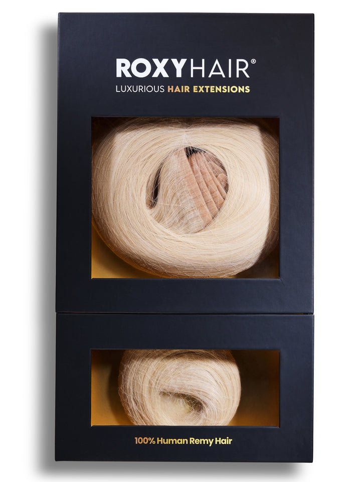 Cool Blonde Seamless Clip-In Hair Extensions (20" and 180 Grams)