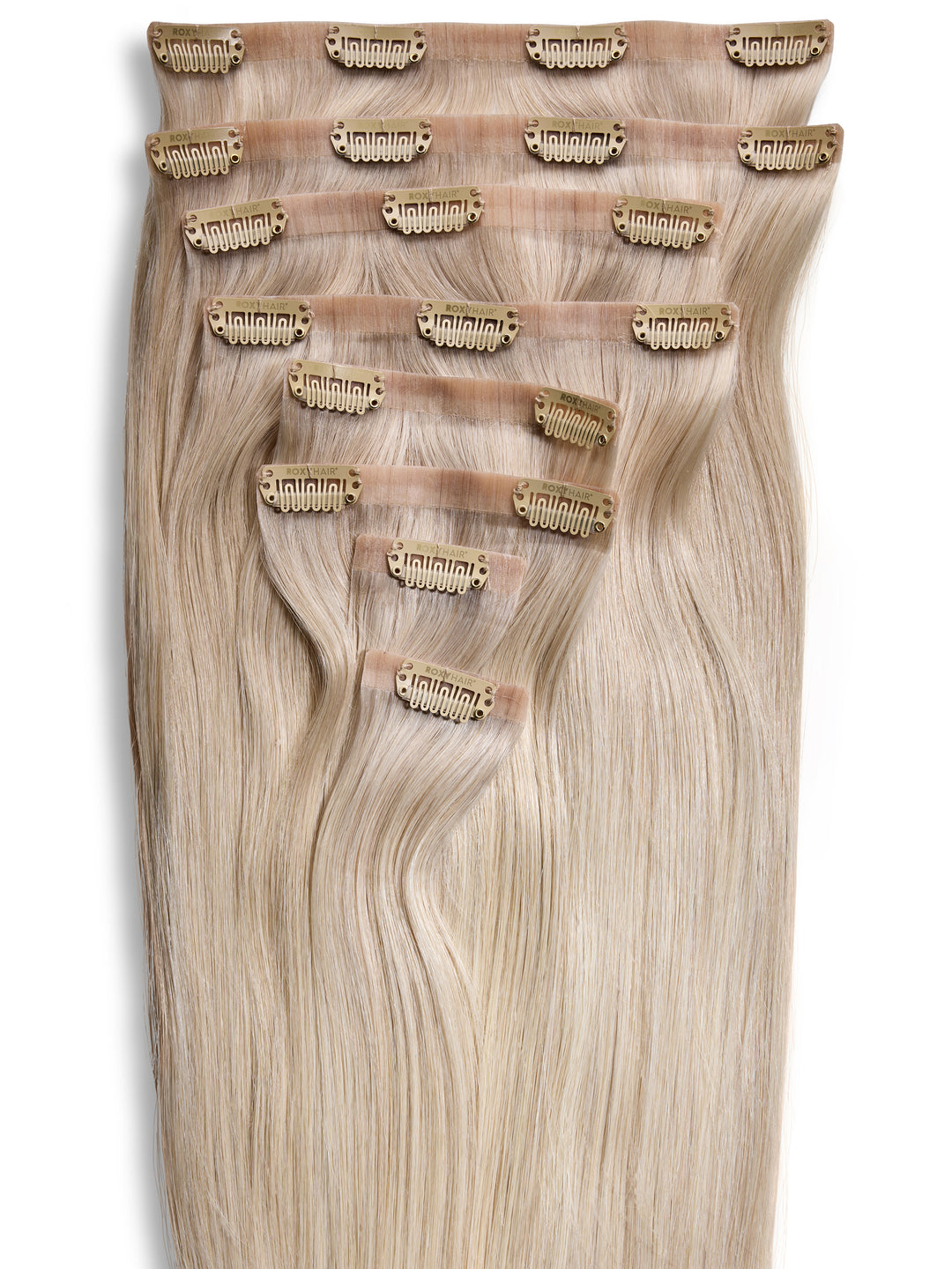 Goldilocks Blonde Seamless Remy Clip-In Hair Extensions (20" and 180 Grams)