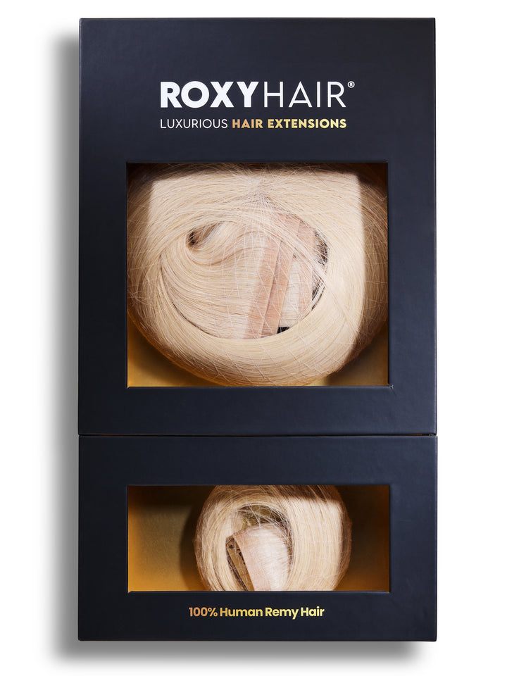 Goldilocks Blonde Seamless Remy Clip-In Hair Extensions (20" and 180 Grams)