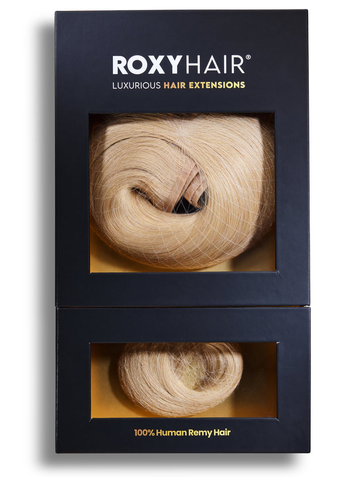 Hollywood Blonde Seamless Clip-In Hair Extensions (20" and 180 Grams)