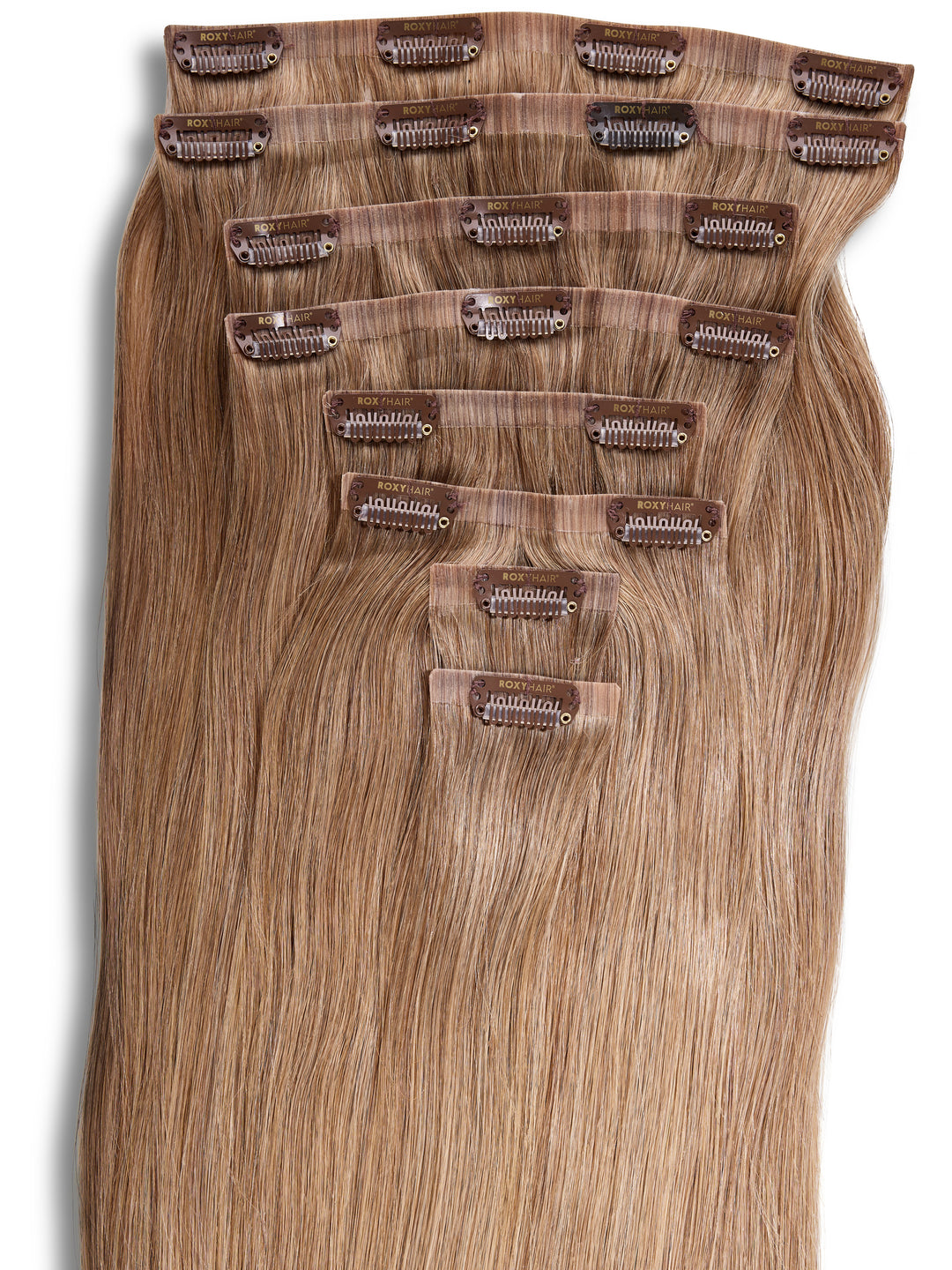Honey Blonde - Seamless Clip-In Remy Hair Extensions (20" and 180 Grams)