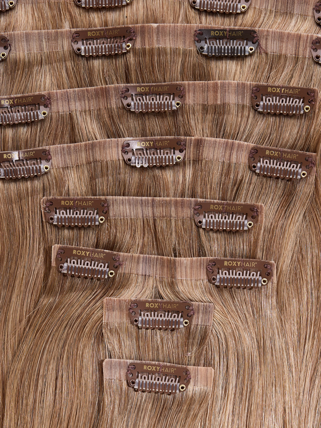 Honey Blonde - Seamless Clip-In Remy Hair Extensions (20" and 180 Grams)