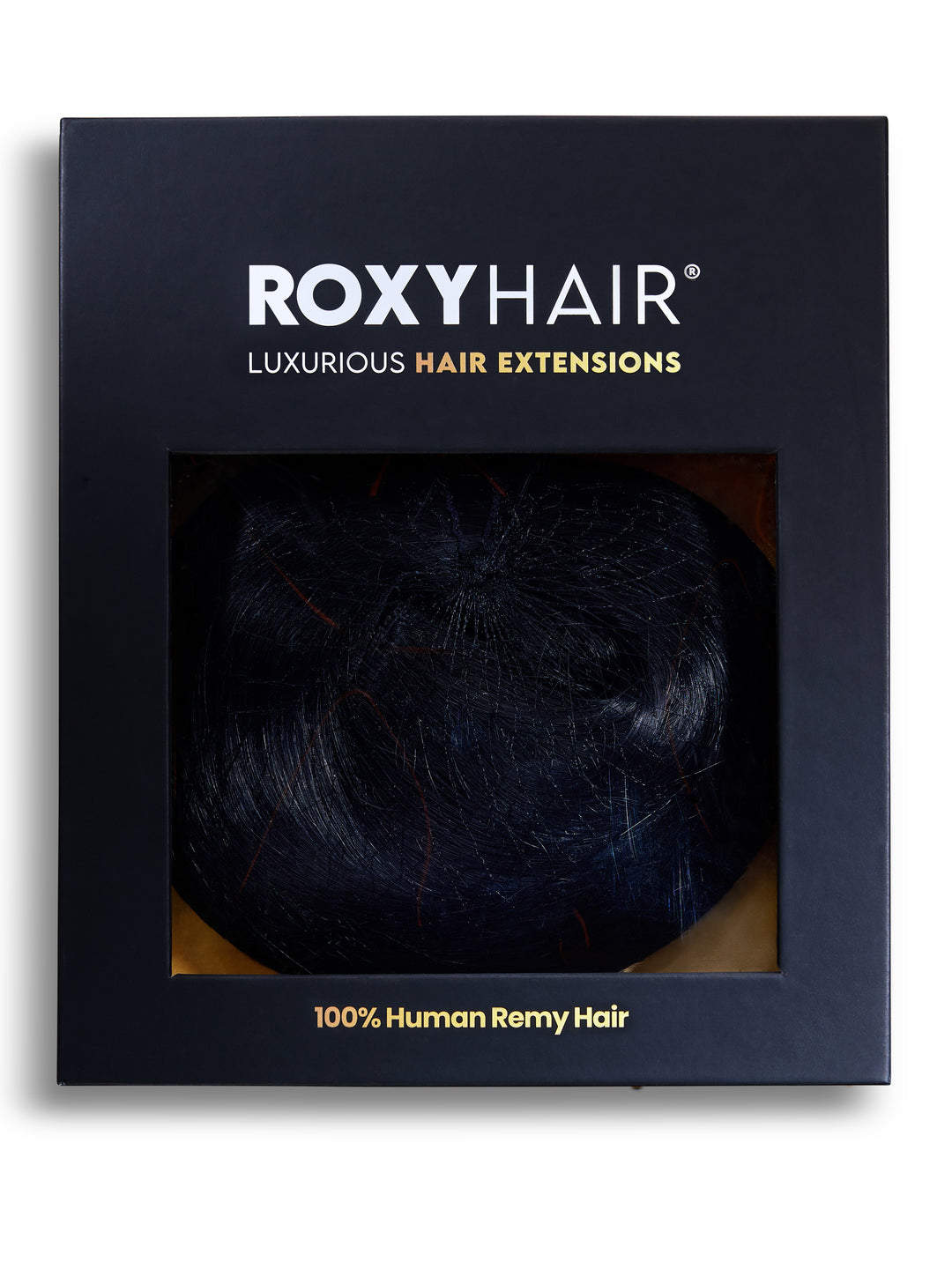 Jet Black Remy Hair Ponytail (20" and 130g)