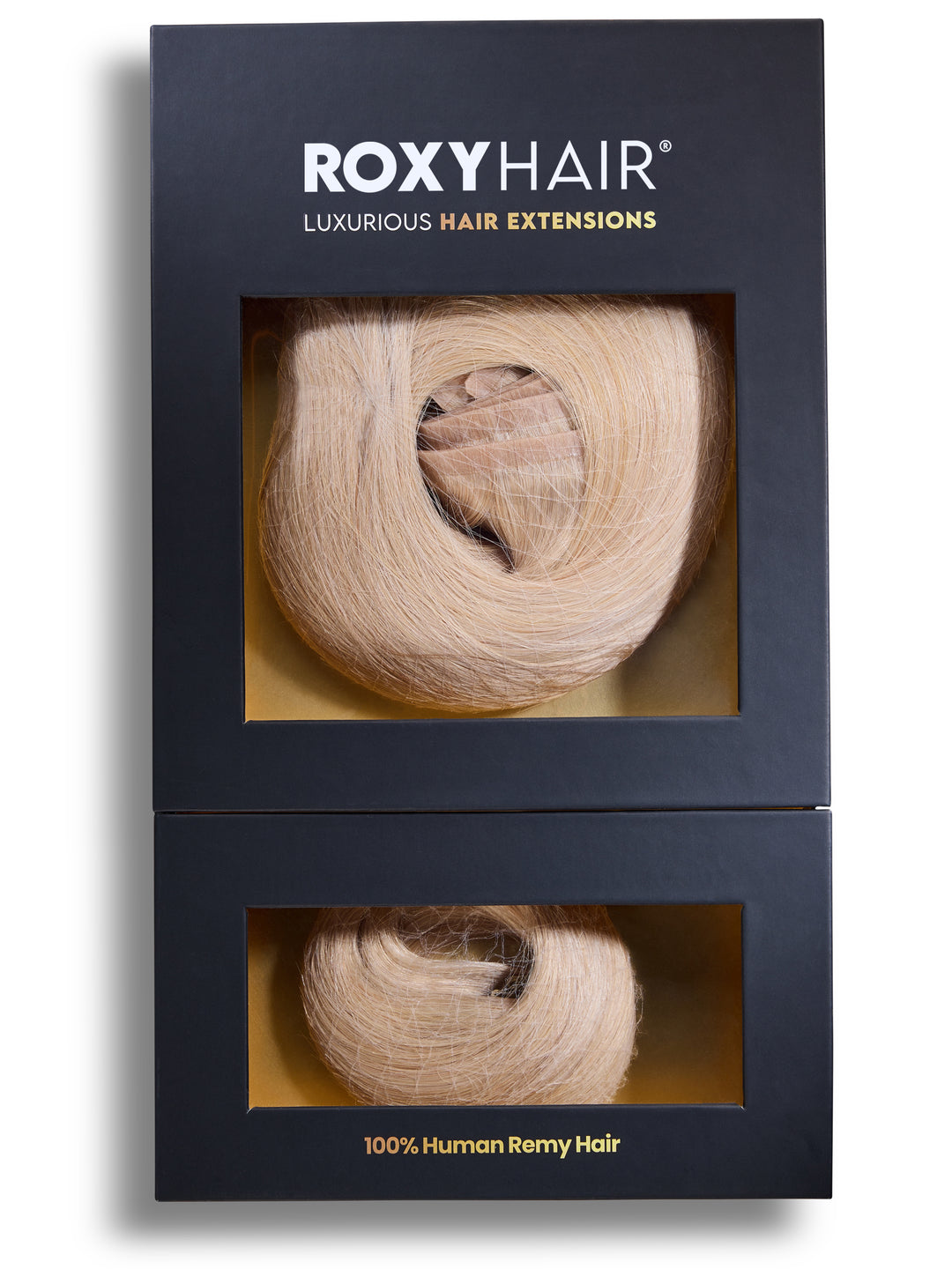 Caramel Blonde Seamless Clip-In Hair Extensions (20" and 180 Grams)