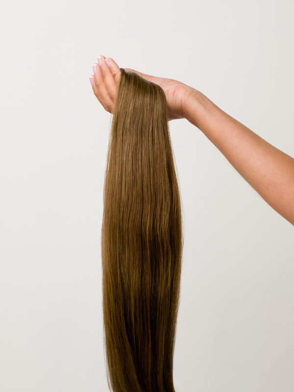 Chestnut Seamless Clip-In Hair Extensions (20" and 180 Grams) Chestnut Seamless Clip-In Hair Extensions (20" and 180 Grams)