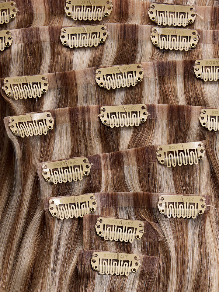 Blondette Seamless Clip-In Hair Extensions (20" and 180 Grams)
