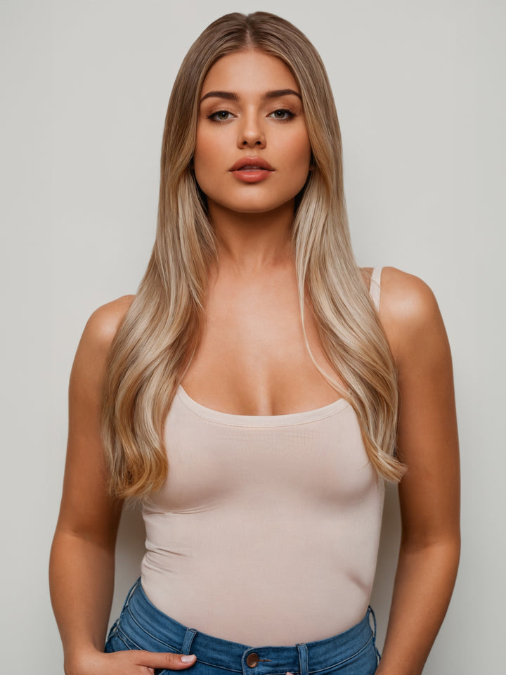 Blondette Seamless Clip-In Hair Extensions (20" and 180 Grams)