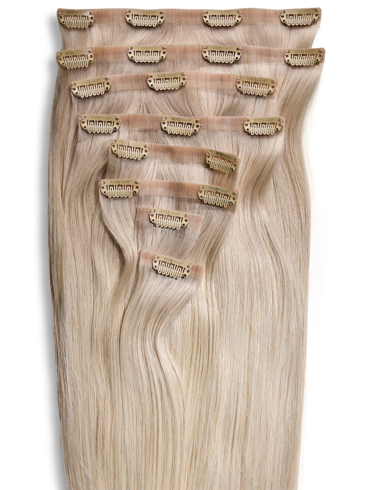 Goldilocks Blonde Seamless Remy Clip-In Hair Extensions (20" and 180 Grams)