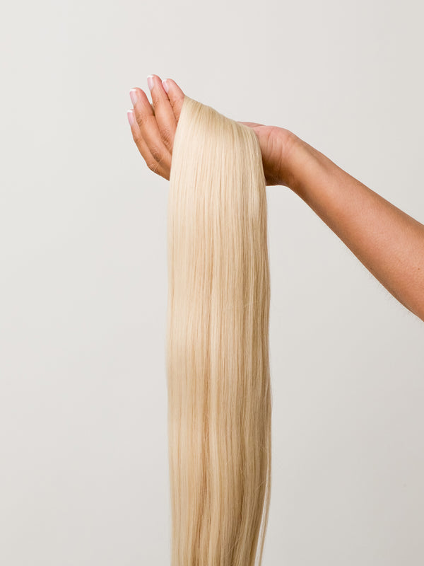 Cool Blonde Seamless Clip-In Hair Extensions (20" and 180 Grams)