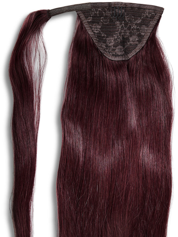 Dark Auburn Remy Hair Ponytail (20" and 130g)