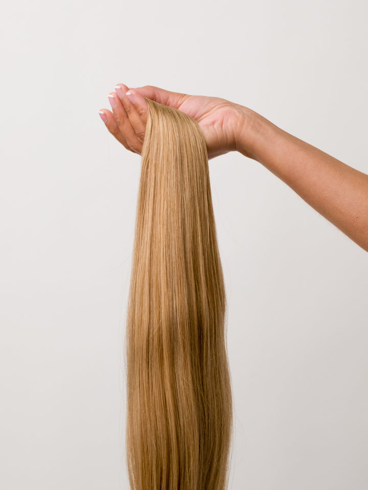 Honey Blonde - Seamless Clip-In Remy Hair Extensions (20" and 180 Grams)