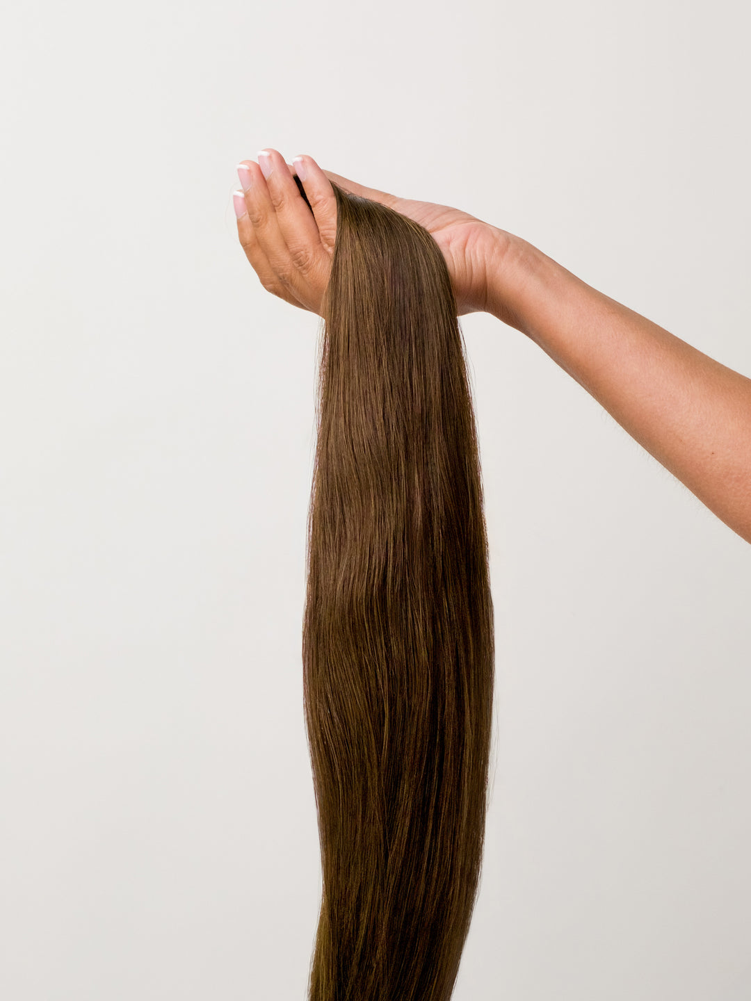 Mocha Seamless Clip-In Remy Hair Extensions (20" and 180 Grams)