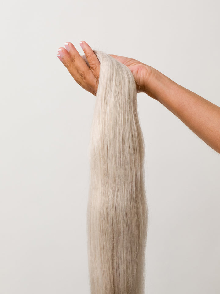 Platinum  Seamless Clip-In Hair Extensions (20" and 180 Grams)